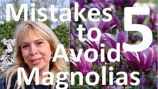 Avoid These 5 Five Mistakes When Growing and Planting Magnolias [upl. by Ashby152]