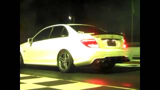 2012 C63 AMG Launch Control [upl. by Jillian]