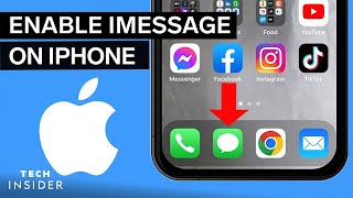 How To Enable iMessage On iPhone  Tech Insider [upl. by Niehaus]