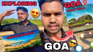 Exploring Goa 🥰  DONA Paula  Candolim Beach 🏝️  Coco beach  Ashuvc [upl. by Aleciram]