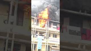 Fire at pune Hadapsar [upl. by Anitac]