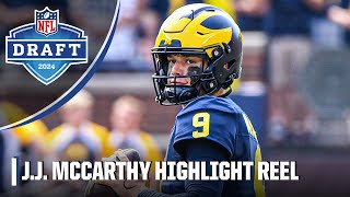 JJ McCarthy Highlight Reel Minnesota Vikings trade up to take Michigan QB  2024 NFL Draft [upl. by Anatnahs138]