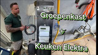 Groepenkast  Keuken elektra installatie  3 fase  Elektricien Amsterdam  verduurzamen [upl. by Loar491]