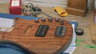 Warmoth 5 String Bass Guitar Assembly Part 2 [upl. by Lila333]