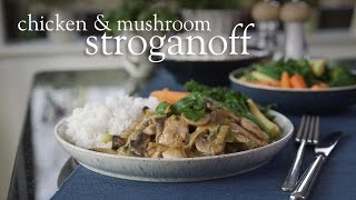 Slimming World Chicken and mushroom stroganoff  FREE [upl. by Ayin]