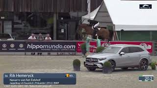 8èmes GRAND PRIX 1 55 m le 4 Août 2024 Opglabbeek BEL  Navarro Van Het Eelshof  Rik Hemeryck [upl. by Ecnedurp]