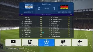 ARGENTINA 78 vs ALEMANIA 90 [upl. by Rehpotsyrhc]