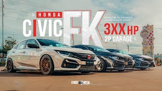 Honda Civic FK 3xx HP จาก 2P garage [upl. by Elehcir200]