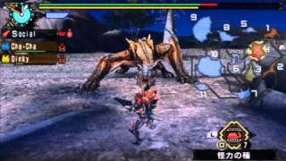 Monster Hunter Portable 3rd  Lance Tutorial Tigrex [upl. by Pascia]