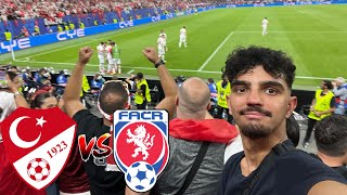 Lauteste Stimmung 🔥💣💥 Türkei im Achtelfinale 🏆 Türkei vs Tschechien  EM Stadionvlog [upl. by Obadiah]