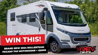 WIN THIS BRAND NEW 2024 ROLLERTEAM PEGASO 740 MOTORHOME  £5000 [upl. by Aara]