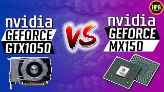 GTX 1050 vs GTX MX150 both are amazing GPU by NVIDI [upl. by Tomkiel]