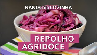 REPOLHO AGRIDOCE acompanhamento com sotaque alemão ideal para carnes de porco [upl. by Noryak]