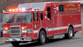 Katonah FD Rescue 17 Responding [upl. by Eatnom]