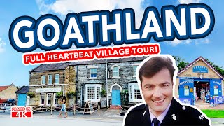 GOATHLAND  Full tour of Goathland Whitby Heartbeat Aidensfield Harry Potter Hogsmeade [upl. by Damek978]