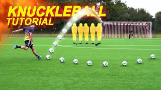 Wie man einen Flatterball Freistoß schießt  Tutorial  freekickerz [upl. by Kermit]