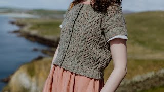 Shetland Wool Week Annual 2021  Fairag Cardigan  Elizabeth Johnston [upl. by Akcirret]