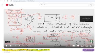 Class 11 Trigonometric FunctionsHARGHARSHIKSHA [upl. by Laney]