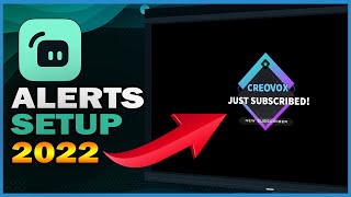 How to setup alerts in Streamlabs Beginners Guide 2022 [upl. by Federico]