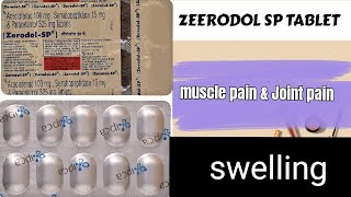 Zeerodol SP tablet Uses dosage side effects all information in hindi ZEERODOLSP zeerodolp [upl. by Rima]