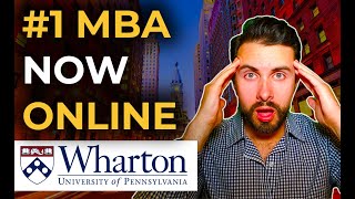 1 Ranked MBA Program To Be Offered ONLINE  Wharton Online MBA [upl. by Valdes]