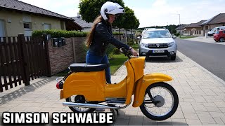 Simson Schwalbe KR512 1985 [upl. by Luckin259]