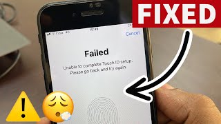 Unable to Complete Touch ID Setup Please go back and try again  Fixed iPhone Touch ID Setup Failed [upl. by Oludoet]