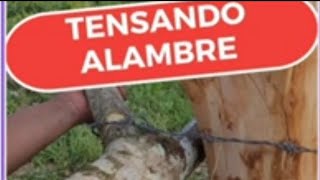 Añadir y tensar un alambrado de puas facilmemte [upl. by Boardman]