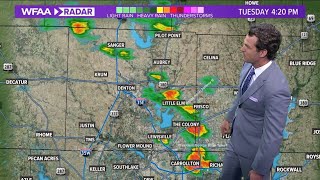 430 pm UPDATE Tracking severe weather in North Texas [upl. by Eyahs]