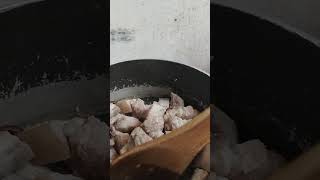 Cooking some adobong baboy [upl. by Lichter]