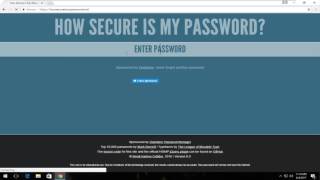 How Secure Is My Password  How To Test For Strength [upl. by Fraze]