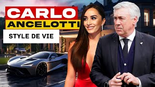 Carlo Ancelotti 3 Femmes Style de Vie et Fortune 2024 [upl. by Hakim]