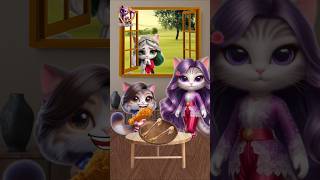 poor cat is hungry lets feed it shorts cat kartun cocomelon cute animation talkingtom toys [upl. by Komsa]