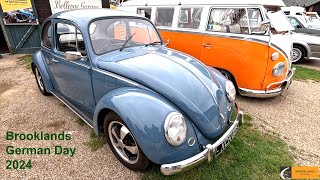 Brooklands German Day 2024 VW Beetles [upl. by Blinny]