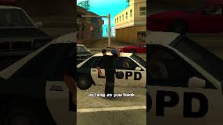 IF YOU HONK AT THE COPS IN GTA GAMES [upl. by Anilegna]