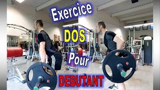 Exercice dos pour débutant en musculation [upl. by Deden130]