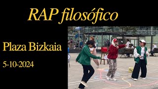 RAP filosófico en la plaza Bizkaia de Bilbao [upl. by Theola]