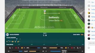 Arminia Bielefeld  1 live broadcast 🔴 with detailed visual and text effects 2024 [upl. by Inar]