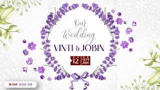 Wedding Vinti ampJobin [upl. by Korey]