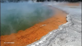 WaiOTapu Thermal Wonderland Rotorua New Zealand  Mavic Pro 4K [upl. by Chlori]