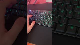 LOGITECH G915 TKL LIGHTSPEED GL TACTILE BROWN SWITCHES ASMR SOUND TEST [upl. by Andrien537]