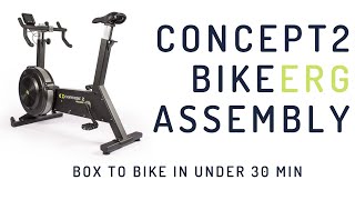 Concept2 BikeErg Assembly  Box to Bike In Under 30 Minutes [upl. by Ginny]