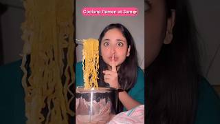 Cooking Ramen At 3AM minivlog asmr ytshorts shorts [upl. by Ecila]