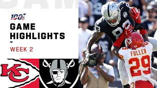 Chiefs vs Raiders Week 2 Highlights  NFL 2019 [upl. by Ladnik]