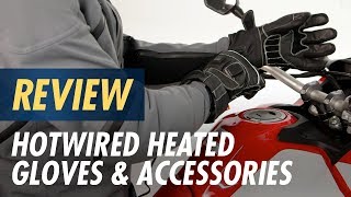 Hotwired Heated Gloves and Accessories Review at CycleGearcom [upl. by Feltie540]