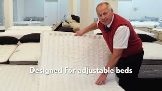 Demo Why do innerspring coil hybrid mattresses work better on adjustable beds that foam [upl. by Ruhtua]