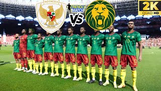 UJICOBA TIMNAS INDONESIA VS CAMEROON DI STADION GBK  KEVIN DIKS VS TOKO EKAMBI  PES GAMEPLAY 2024 [upl. by Ahtael]