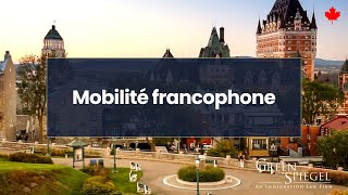 Mobilité francophone [upl. by Kowal]