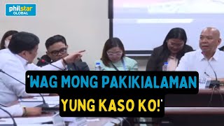 Senator Jinggoy Estrada at dating PDEA agent Morales nagkainitan sa isang Senate hearing [upl. by Eyaf]