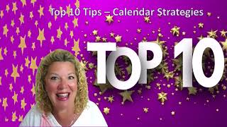 Top 10  Calendar Strategies [upl. by Akenom642]